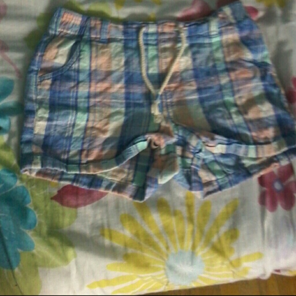 Plaid shorts